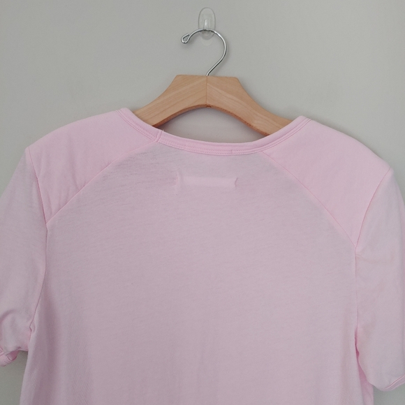CHRLDR Franny Shoulder Pad Tee Short Sleeve T-Shirt Candy Pink - Picture 12 of 16